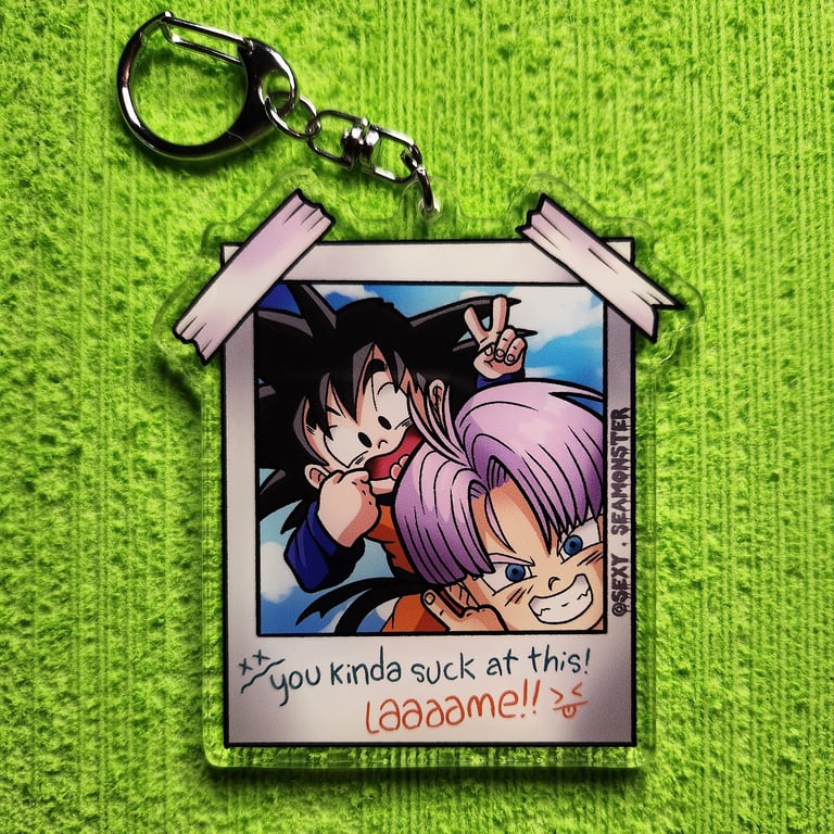 Best Friends Polaroid Acrylic Keychain