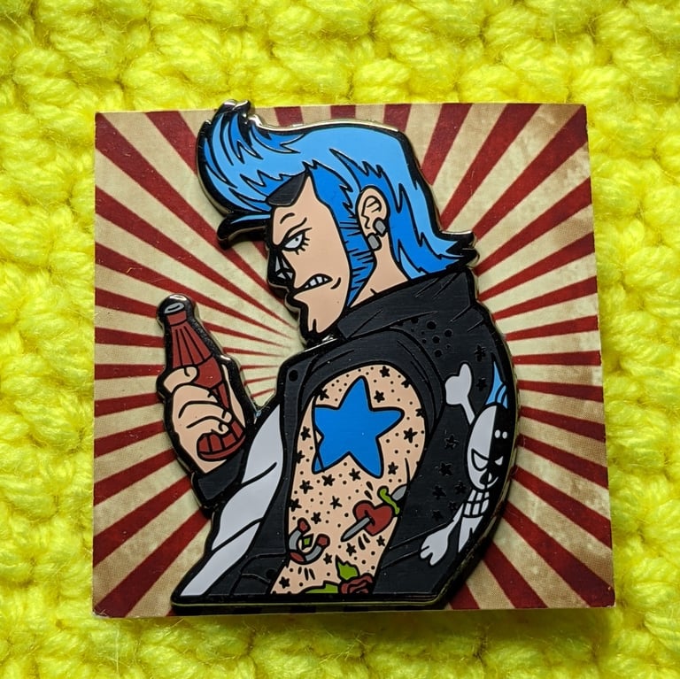 Rockabilly Shipwright Enamel Pin