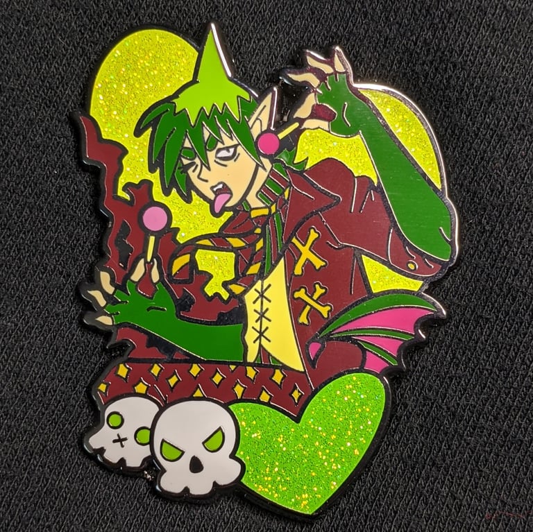 Impish Demon Enamel Pin