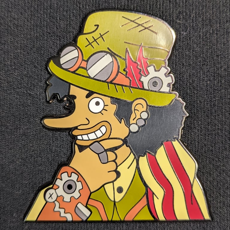 Steampunk Sniper Enamel Pin