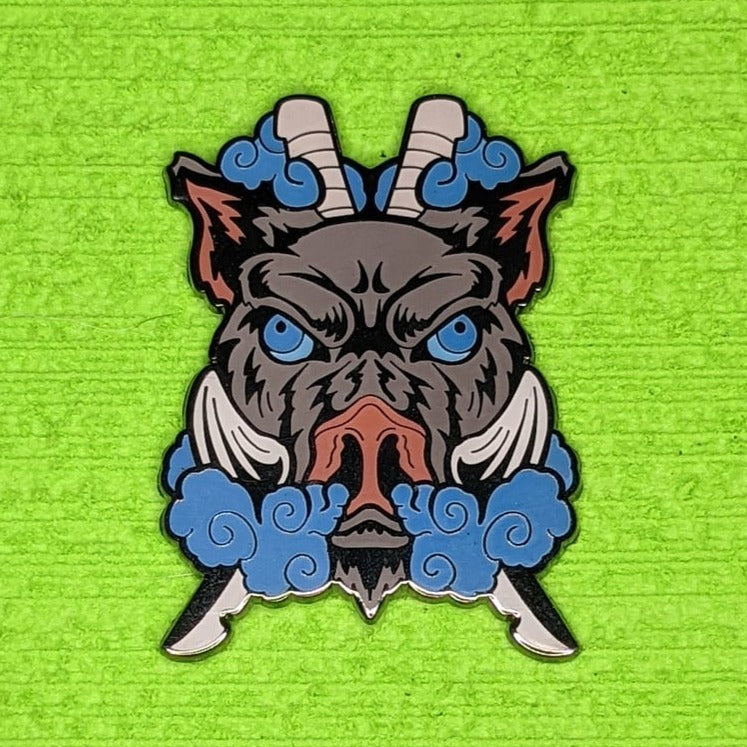 Boar Warrior Enamel Pin