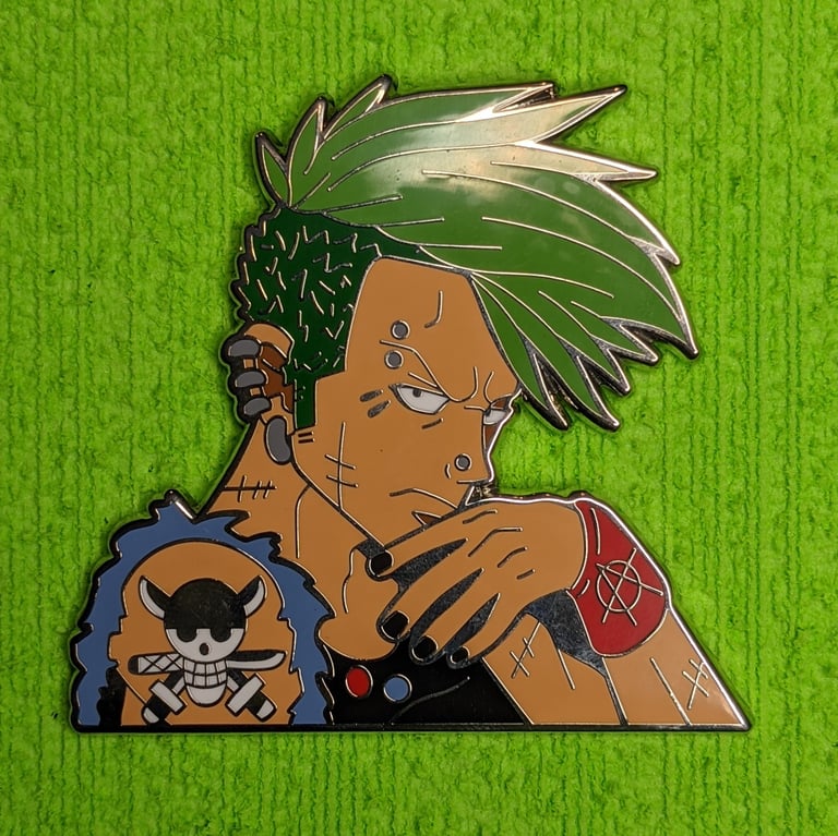 Punk Swordsman Enamel Pin