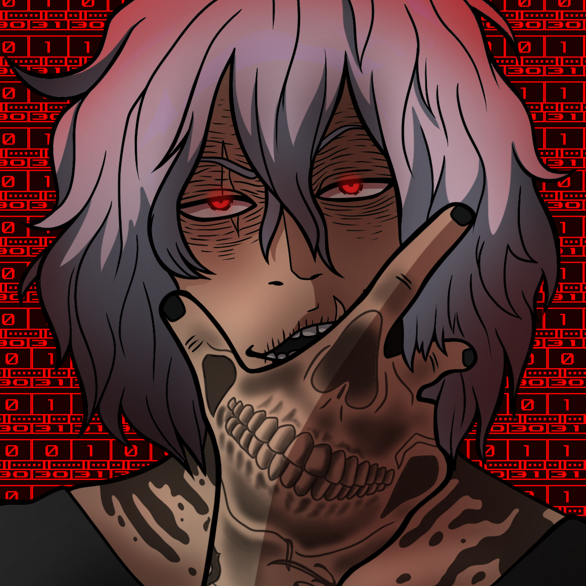 Tattooed Decay Villain 6x9" Print
