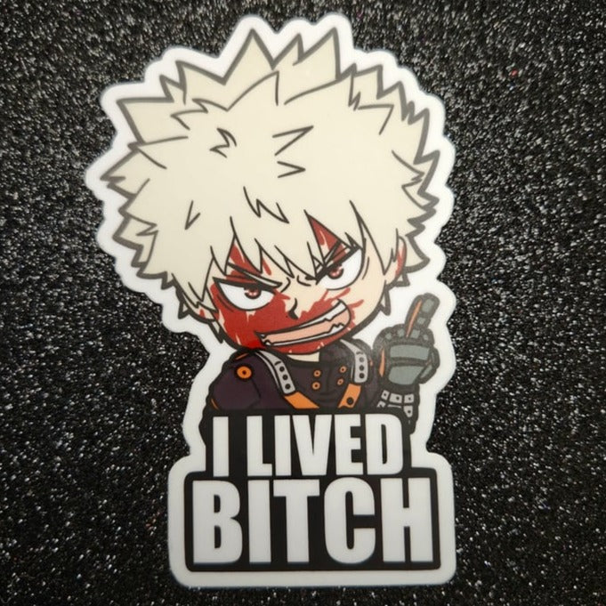 'I Lived' Sticker