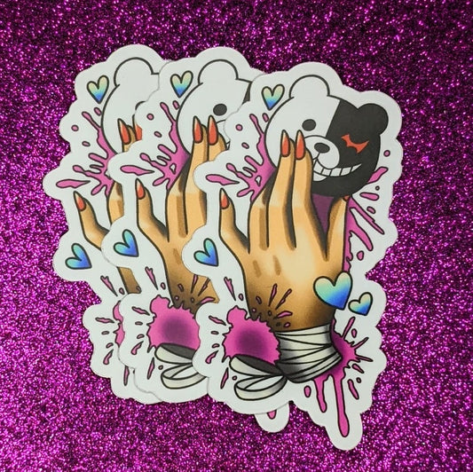 Despair Hand Sticker