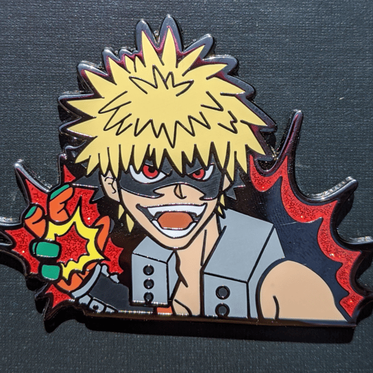 Explosion Murder Enamel Pin